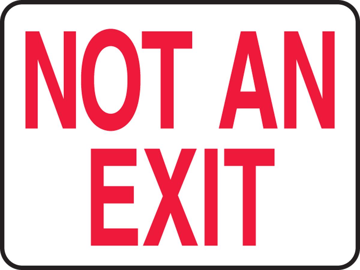 Not An Exit, VNL - Flammable Storage Cabinets